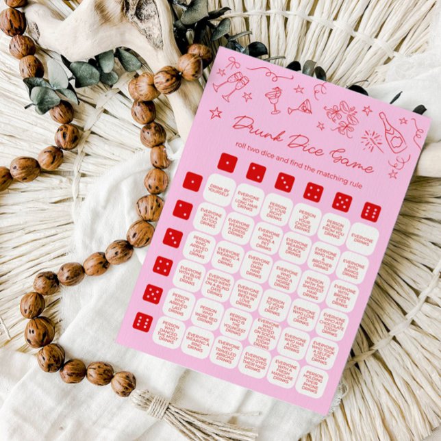 Drinking Game for Hen Party, Bachelorette Game Einladung (Von Creator hochgeladen)