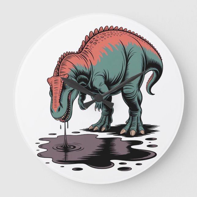 Drinking too much große wanduhr (Vorderseite)