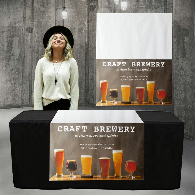 Drinks Bier Pop Up Shop Tischläufer Foto signieren Wandteppich (Drinks Beer Pop Up Shop Table Runner Sign Photo Tapestry)