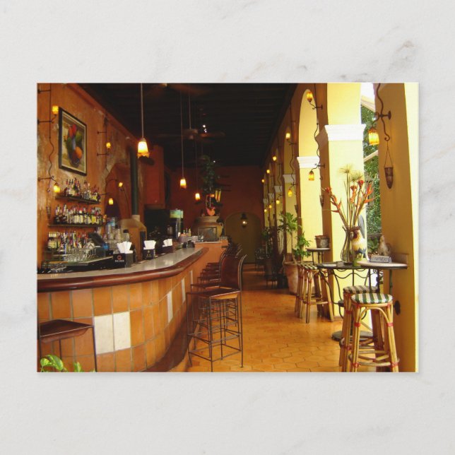 Drinks for Breakfast Postkarte (Vorderseite)