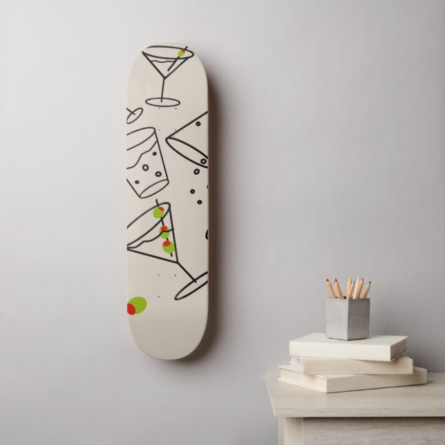 Drinks Skateboard (Wandkunst)