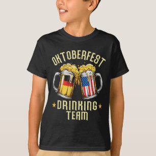 Drinkteam Bierbrauer Tasse Amerikaner Deutsche Erw T-Shirt