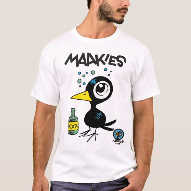 Drinky Crow Classic T - Shirt (Vorderseite)