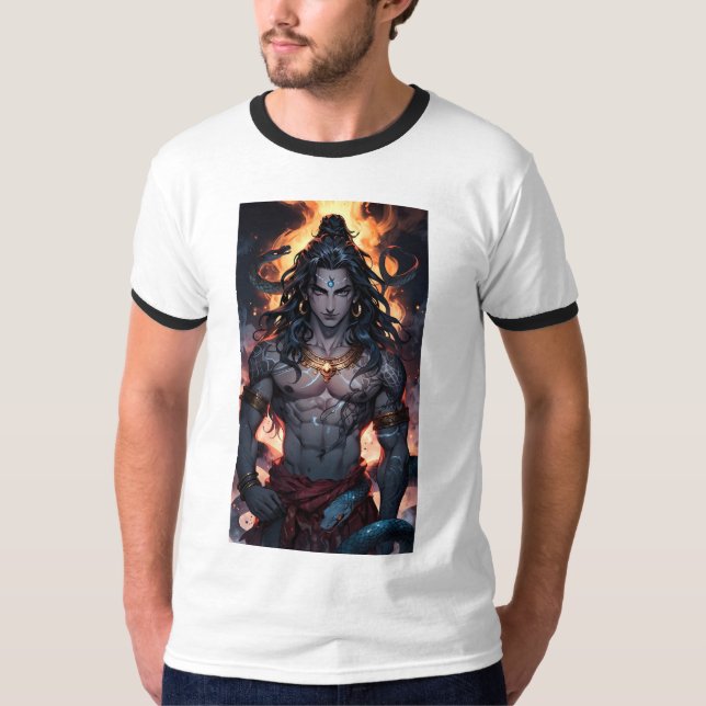 DRINT HINDU GOD SHIVA T-Shirt (Vorderseite)