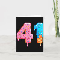 Drip 41 Meme Cool Baseball-Stil Nummer Einundvierz