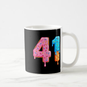 Drip 41 Meme Cooler Baseball-Stil Nummer Einundvie Kaffeetasse