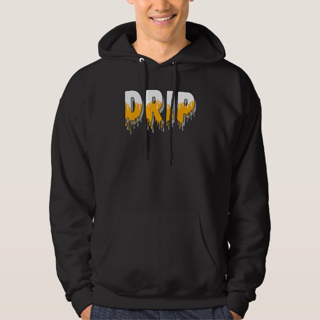 Drip Dripping OG Yellow Toe 1s Matching Hoodie (Vorderseite)