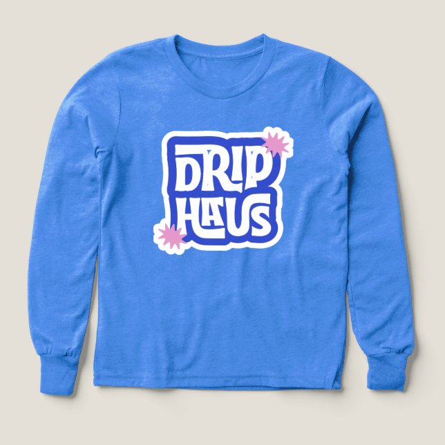 Drip Haus – Retro-Spiel-Logo (Design Vorderseite)