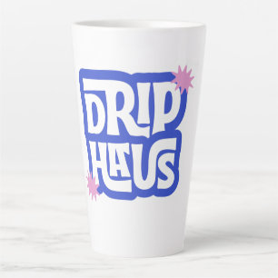Drip Haus – Retro spielerisches Logo Milchtasse