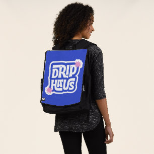 Drip Haus – Retro spielerisches Logo Rucksack