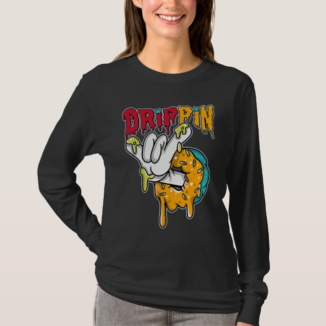 Drippin Donuts SB Dunk FroSkate passend T-Shirt (Vorderseite)