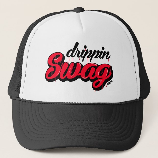 Drippin Swag (rot) Truckerkappe (Vorderseite)