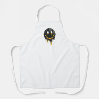 Dripping Smiley Face Apron Schürze