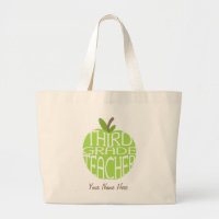 Dritte Grad-Lehrer-Tasche - grünes Apple