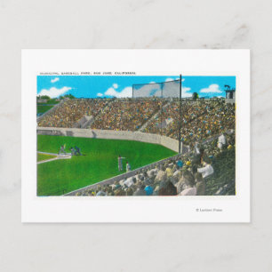 Dritte Grundrissansicht des städtischen Baseballs Postkarte