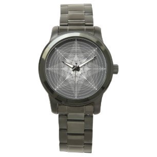 Dritte heilige dimensionalgeometrie armbanduhr