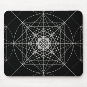 Dritte heilige dimensionalgeometrie mousepad