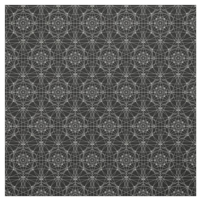 Dritte heilige dimensionalgeometrie stoff (Muster)