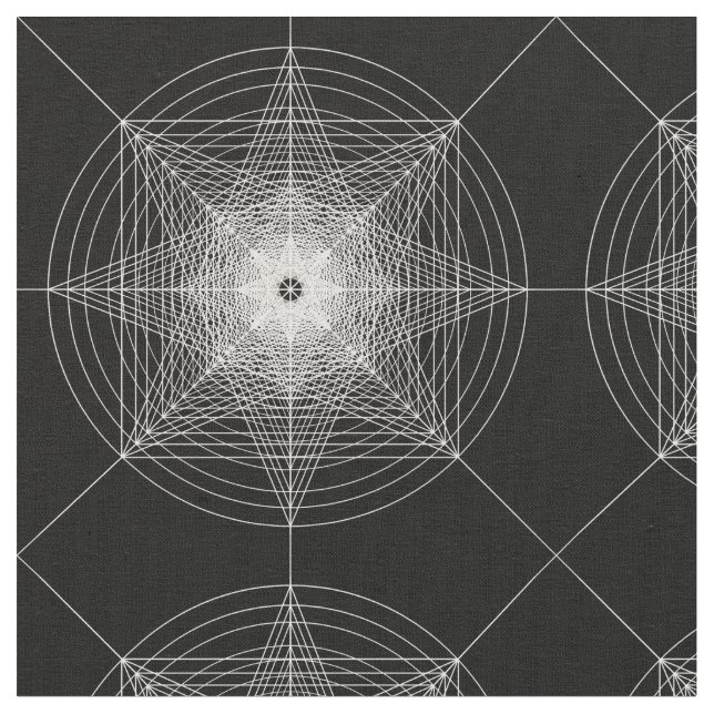 Dritte heilige dimensionalgeometrie stoff (Nahaufnahme)