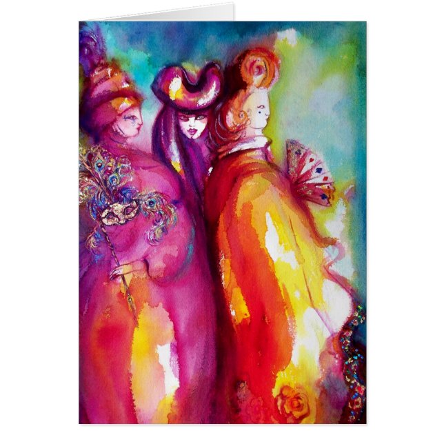 DRITTE MASKE / VENEZIANISCHE MASQUERADE (Vorne)