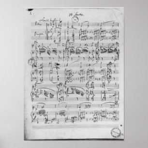 Dritte Sonate für Klavier und Geige Poster