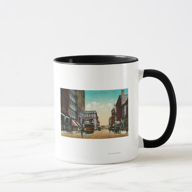 Dritte Straße in Portland, Oregon Tasse (Rechts)