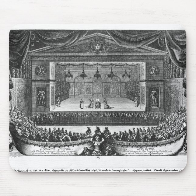 Dritte Tages'La Malade Imaginaire Mousepad (Vorne)