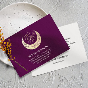 Dritter Eye Gold Moon Kunde Vielen Dank Boho Lila Begleitkarte