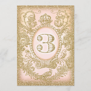 Dritter Geburtstag einmal auf ZeitPrinzessin Einladung