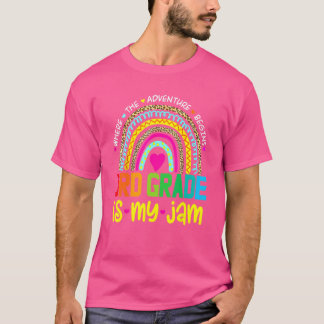 Dritter Grad ist mein Jam Back to School Rainbow T T-Shirt