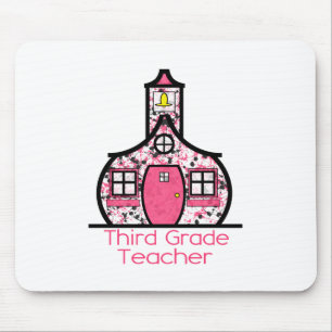 Dritter Grad-Lehrer-Farben-SpritzerSchoolhouse Mousepad