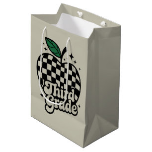 Dritter Lehrer der dritten Klasse zurück zur Schul Mittlere Geschenktüte