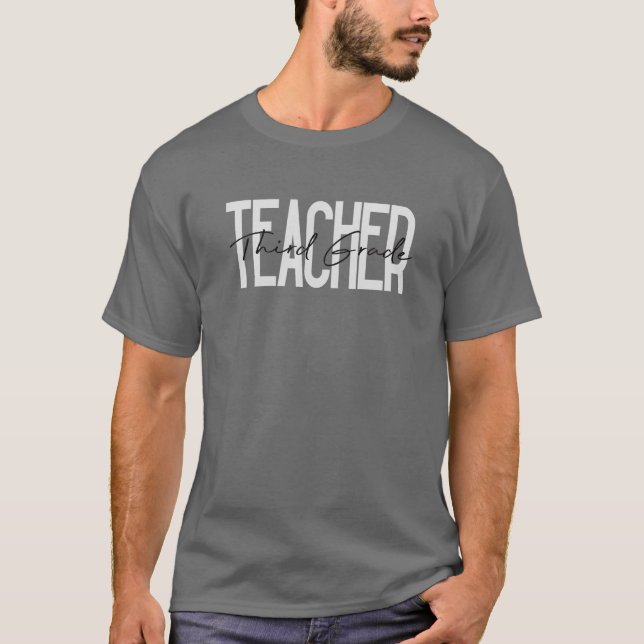 Dritter Lehrer, Lehre, Lehre T-Shirt (Vorderseite)