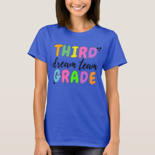 Dritter Lehrer, zurück zur Schule, Lehrerteam T-Shirt