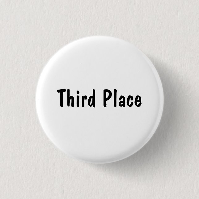 Dritter Platz Button (Vorderseite)