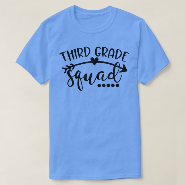 Dritter Platz zurück zum Schullehrer Student T T-Shirt (Design vorne)