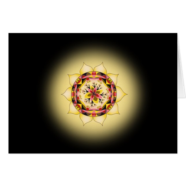 Dritter Schritt zur Soul-Karte mit dritter Chakra (Vorderseite (Horizontal))