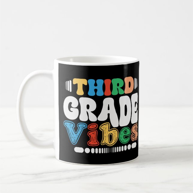 Dritter Schulabschluss zurück zum Lehrer Kaffeetasse (Links)