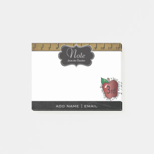 Dritter Schullehrer  DIREKT  Post-it Klebezettel