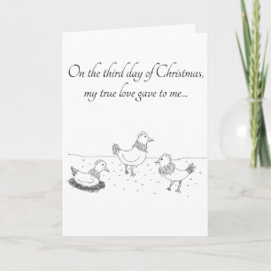 Dritter Tag der Weihnachtskarte Karte