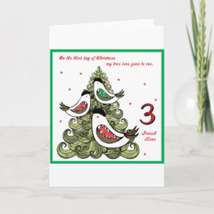 Dritter Weihnachtsfeiertag Feiertagskarte