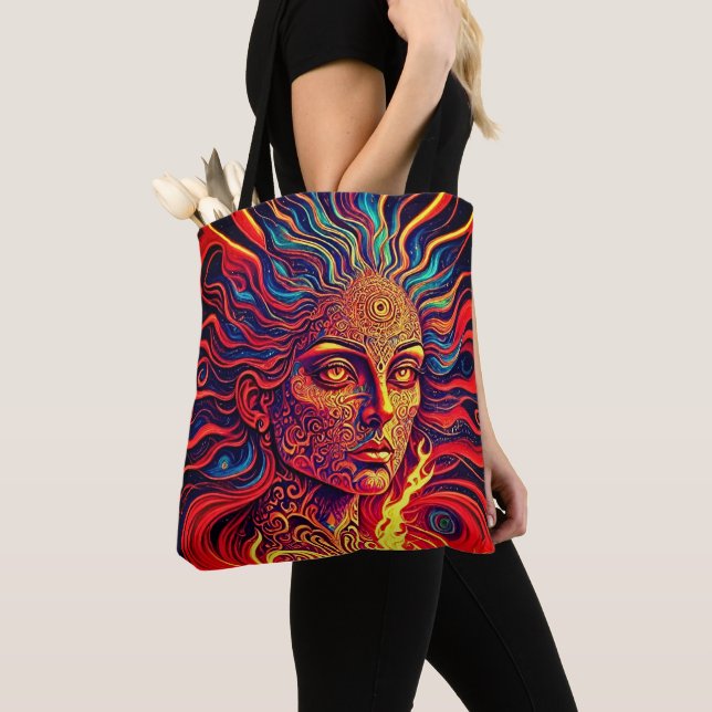Drittes Auge Mädchen - Spirituelle Visionäre Kunst (Von Nahem)