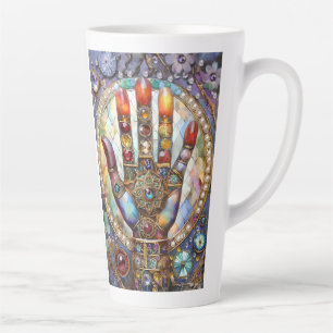 Drittes Auge Mystisches Palm Milchtasse