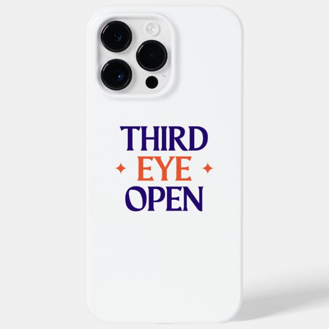 Drittes Auge Open -iPhone 14 pro max Fall Case-Mate iPhone Hülle (Rückseite)