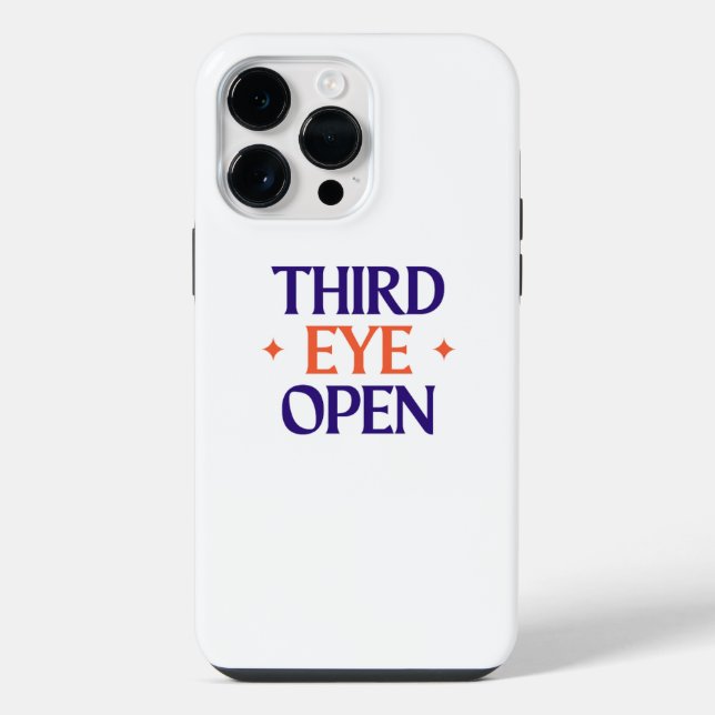 Drittes Auge Open -iPhone 14 pro max Fall iPhone Hülle (Rückseite)
