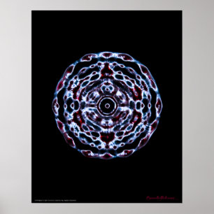 Drittes Auge und Krone Chakra Frequenz Poster