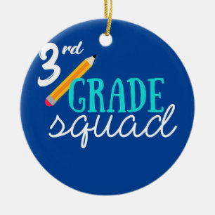 Drittes Schulteam für den dritten Platz Keramik Ornament