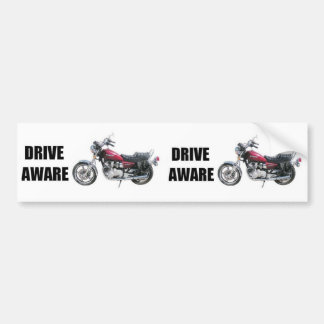 Drive Aware - Motorrad Autoaufkleber