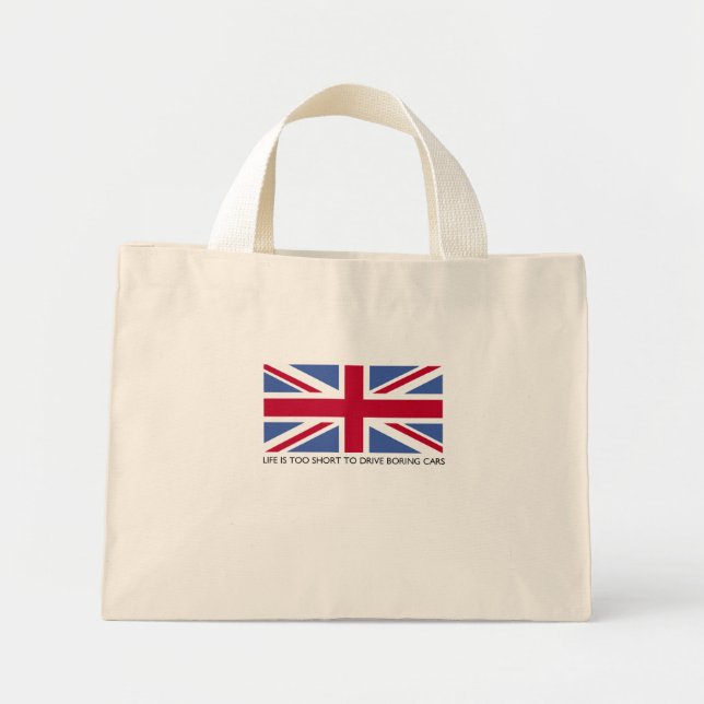 Drive British Tote Bag Mini Stoffbeutel (Vorne)