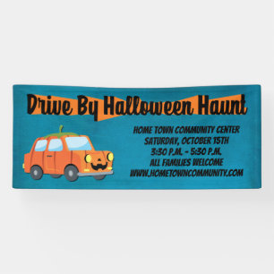 Drive by Halloween Haunt Banner